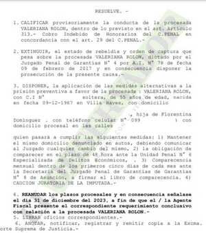 Conceden libertad ambulatoria a supuesta planillera que estuvo seis años prófuga