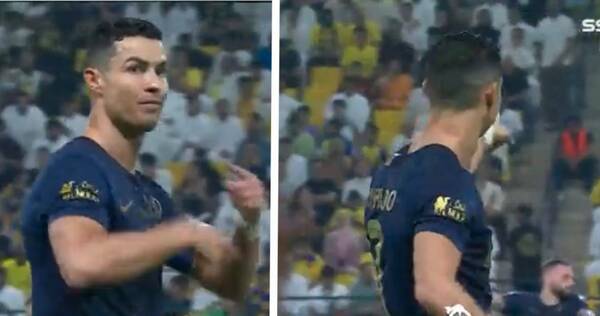 ¡Novaseo! A Cristiano Ronaldo no le gustó lo que cobró el árbitro y pidió que lo cambien