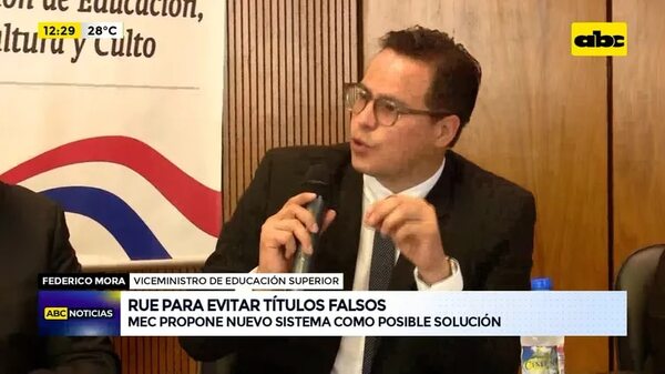 Video: RUE para evitar títulos falsos - ABC Noticias - ABC Color
