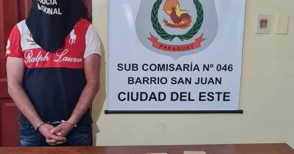 La Nación / Detienen a un hombre con más de 5 kilos de marihuana en Alto Paraná