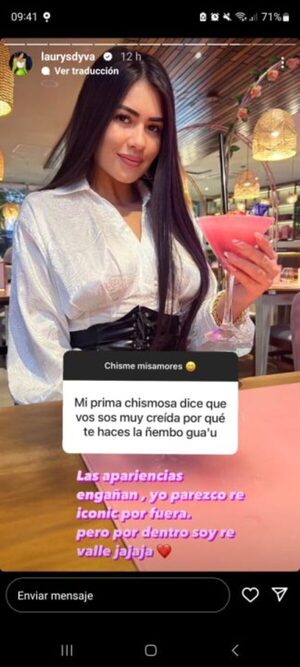 Laurys Dyva salió al paso de los que la tildan de "creída" - Teleshow