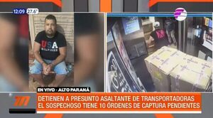 Detienen a presunto asaltante de transportadoras | Telefuturo