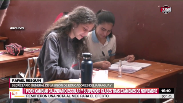 Gremio docente plantea cambio de calendario escolar y suspensión de clases tras exámenes finales - Megacadena - Diario Digital