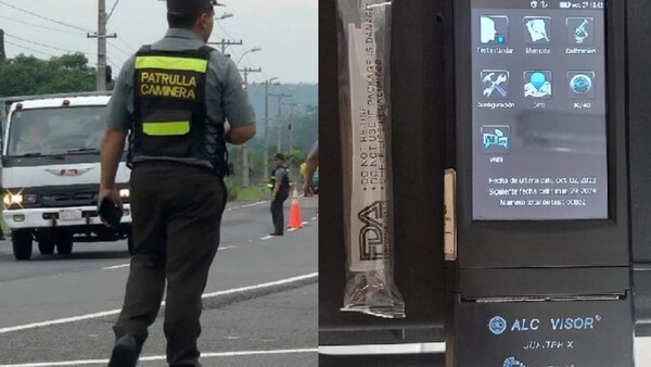 Caminera solo hará alcotest en presencia de policías y fiscales