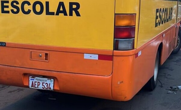Interceptan transporte escolar que llevaba 65 kilos de marihuana