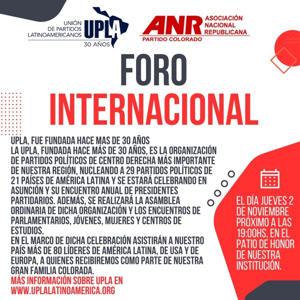 Representantes de América y Europa participarán de foro organizado por la ANR y UPLA - ADN Digital