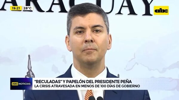 Video: ‘’Reculadas’' y papelón del presidente Santiago Peña - ABC Noticias - ABC Color