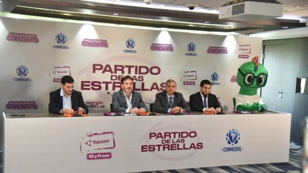 Conmebol y Teletón lanzan segunda edición del partido de las estrellas