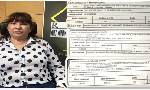 Docente denuncia estafa con ejecución de pagarés que ya fueron saldados