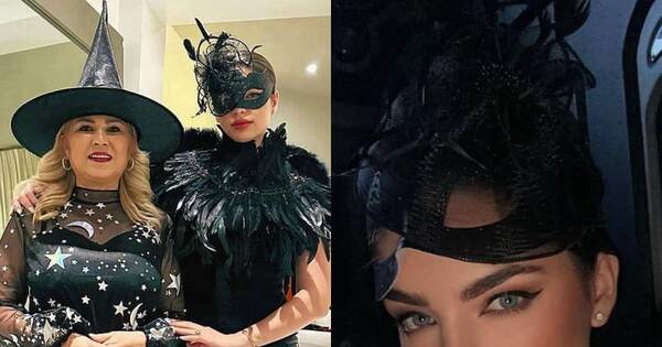 La Nación / ¿Dulce o truco? Nadia Ferreira y su madre se disfrazaron en Halloween