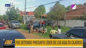 Detienen a presunto líder de ''asalta cajeros'' en Ñemby | Telefuturo