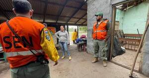 La Nación / La SEN envía seis carpas grandes para albergar a damnificados de Ayolas
