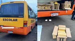 No llevaba niños, sino droga: retienen transporte escolar con carga de marihuana - Oasis FM 94.3