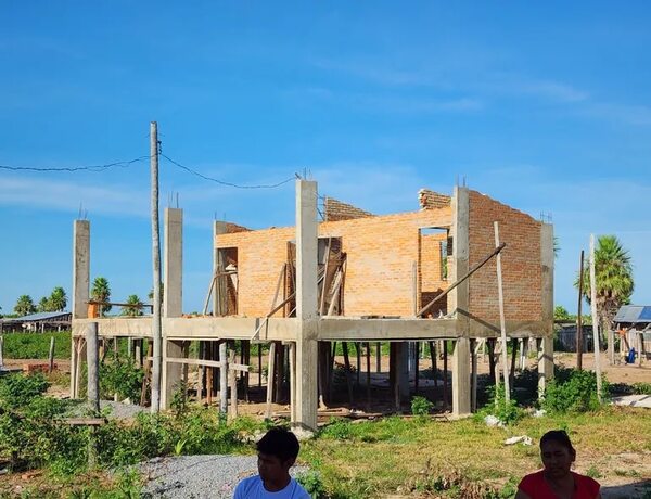 Obra de dispensario médico se encuentra abandonada en comunidad de los Tomarahos - Noticias del Chaco - ABC Color