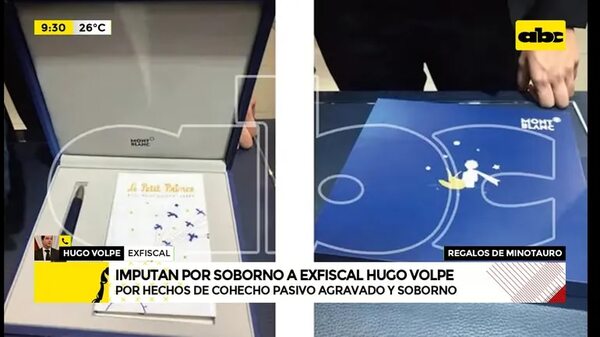 Video: Imputan por soborno a exfiscal Diego Volpe - ABC Noticias - ABC Color