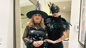 Nadia Ferreira y su mami celebraron Halloween en Miami