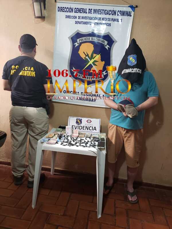 Antinarcóticos vuelve a detener al "rey del microtráfico" en el barrio Bernardino Caballero - Radio Imperio 106.7 FM