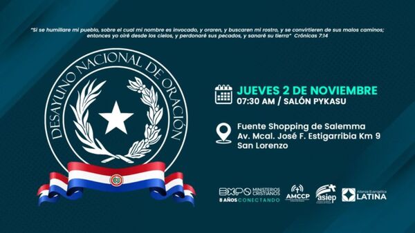 Ministros participarán del "Desayuno Nacional de Oración" - Informatepy.com