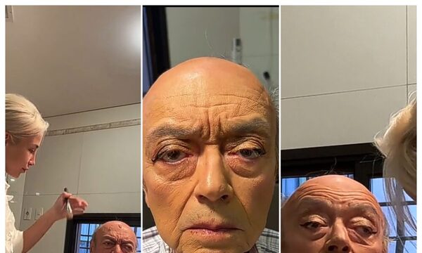 (VIDEO)¡Jaeggli fue maquillado por su hija!