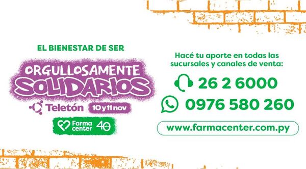 Farmacenter apoyará a Teletón