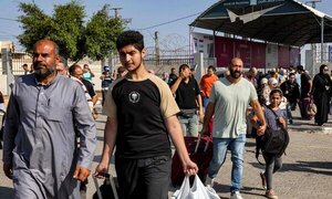 Comenzó evacuación de heridos y extranjeros desde Gaza hacia Egipto - ADN Digital