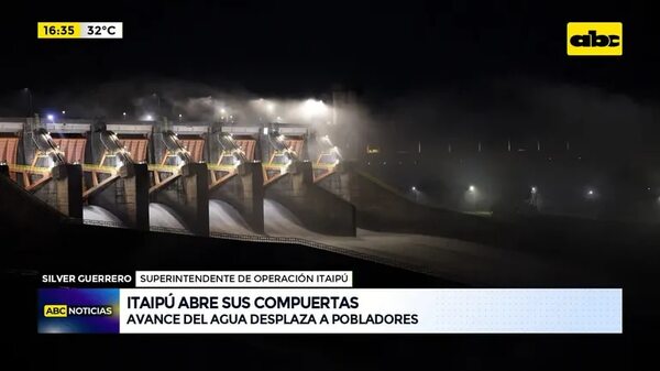 Video: Itaipú adelantó apertura de compuertas - ABC Noticias - ABC Color