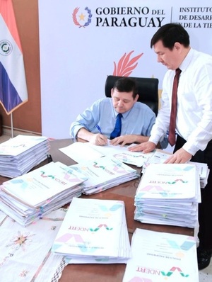 Indert proyecta entregar otros 1000 títulos de propiedad en los próximos días