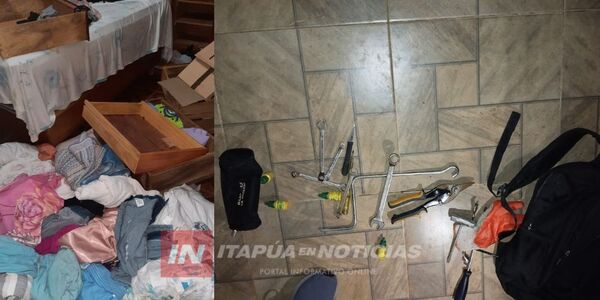 LLEGÓ DE VIAJE A SU CASA Y SE ENCONTRÓ QUE HABÍA SIDO VÍCTIMA DE HURTO. - Itapúa Noticias