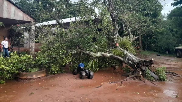 Agresivo temporal azotó San Joaquín - Noticiero Paraguay