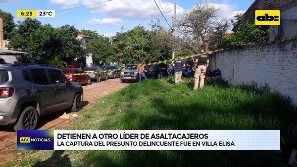 Video: Detienen a otro líder de asaltacajeros - ABC Noticias - ABC Color