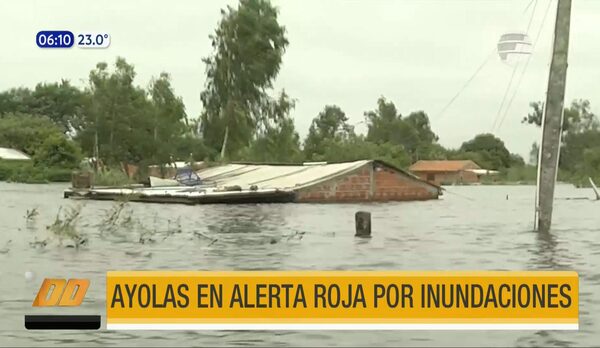 Ayolas en alerta roja por inundaciones | Telefuturo