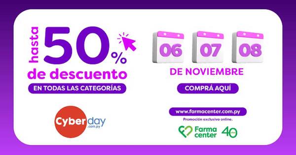La Nación / Farmacenter se suma la próxima semana al Cyberday 2023