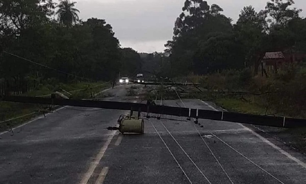 Tormenta azotó fuertemente a San Joaquín