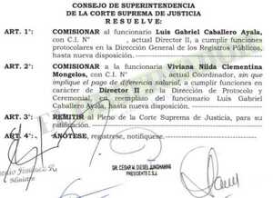 Cambian a Director de Ceremonial y Protocolo de la Corte 
