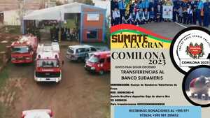 Gran comilona solidaria a beneficio del Cuerpo de Bomberos Voluntarios de Fram