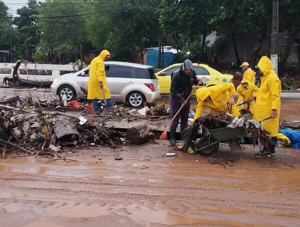 “Con un temporal fuerte, el 100% de Lambaré es zona roja”, dice intendente · Radio Monumental 1080 AM