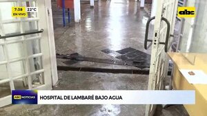 Video: Hospital de Lambaré bajo agua  - ABC Noticias - ABC Color