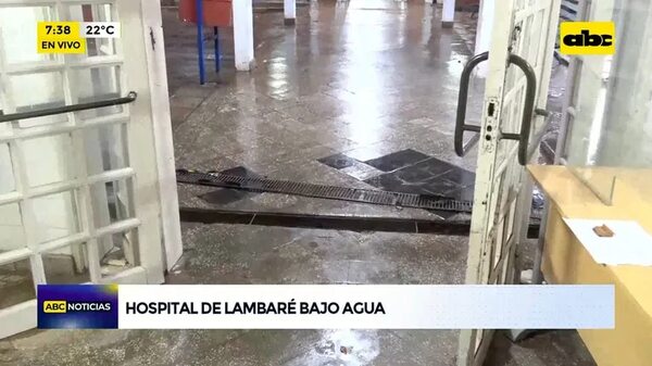 Video: Hospital de Lambaré bajo agua - ABC Noticias - ABC Color