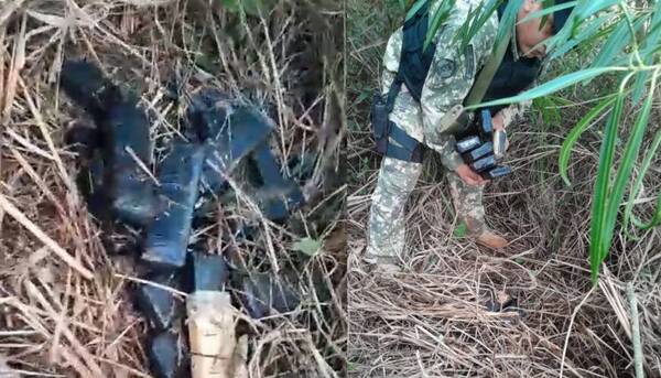 Cachan 30 kilos de marihuana en el Lago Itaipu