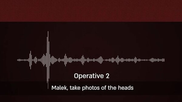 Los terroristas de Hamás “jugaron” con cabezas cortadas, según muestra un audio