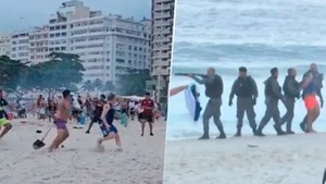 Batalla campal entre hinchas de Fluminense y Boca en Brasil - Unicanal