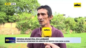 Desidia municipal en Lambaré: vecinos exigen solución a sus autoridades - ABC Noticias - ABC Color