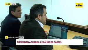 Video: Tribunal condena a Cristian Turrini a 20 años de cárcel por megacarga de cocaína - Crimen y castigo - ABC Color