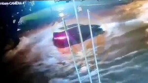 Raudal arrastra una camioneta y dos militares están desaparecidos en Lambaré