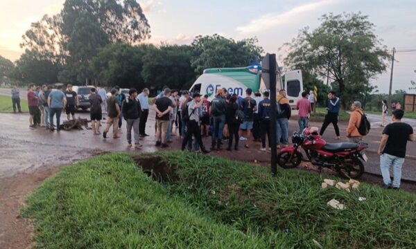 Mujer murió tras accidente entre una camioneta y una motocicleta – Diario TNPRESS
