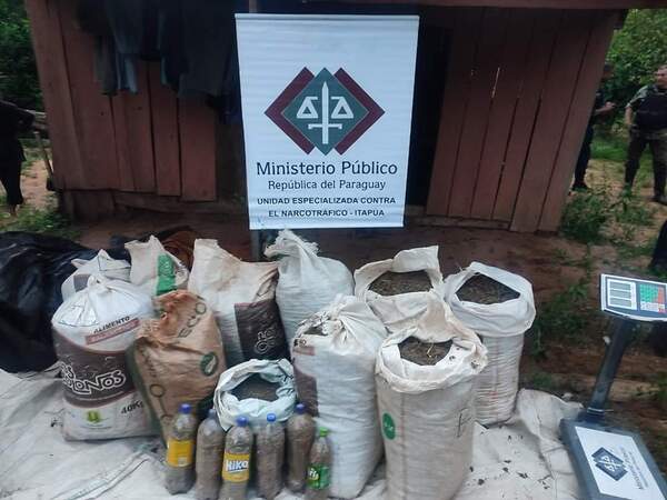 INCAUTARON MÁS DE 80 KILOS DE MARIHUANA EN ALTO VERÁ - Itapúa Noticias