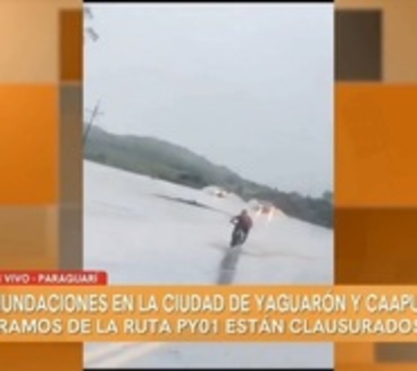Lluvias dejan bajo agua a parte de Yaguarón y Caapucú - Paraguay.com