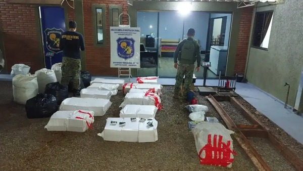 Incautan más de 600 kilos de marihuana en Amambay