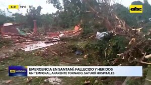 Emergencia en Santaní: Fallecido y Heridos  - ABC Noticias - ABC Color