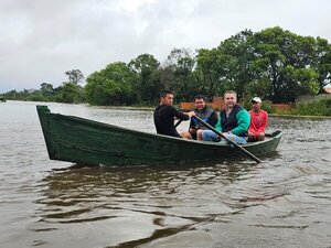 Crecida en Cerrito alerta a lugareños, afirma Éver Villalba